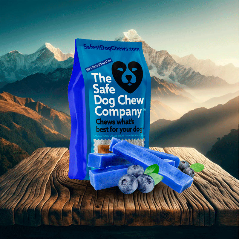 Unleash the Berry Fun! Delicious Blueberry Yak Chews for Dogs The